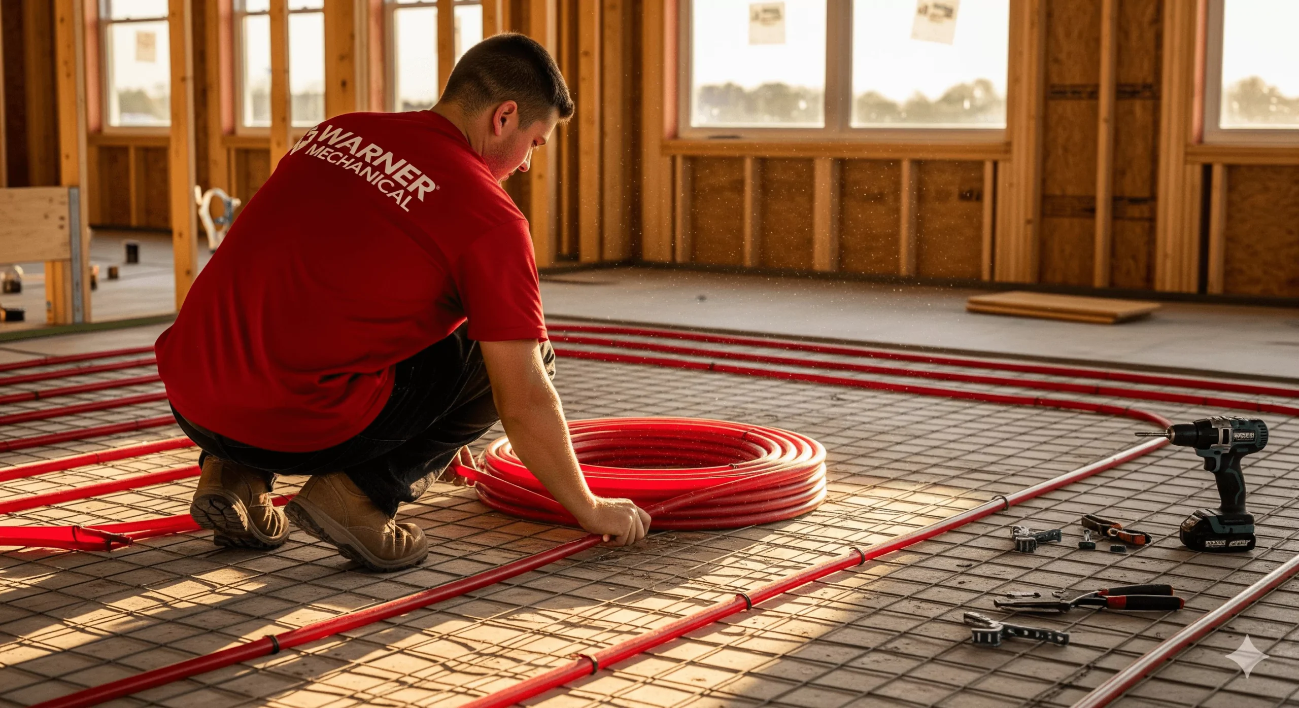 In-Floor Radiant Heat Services in Central Illinois